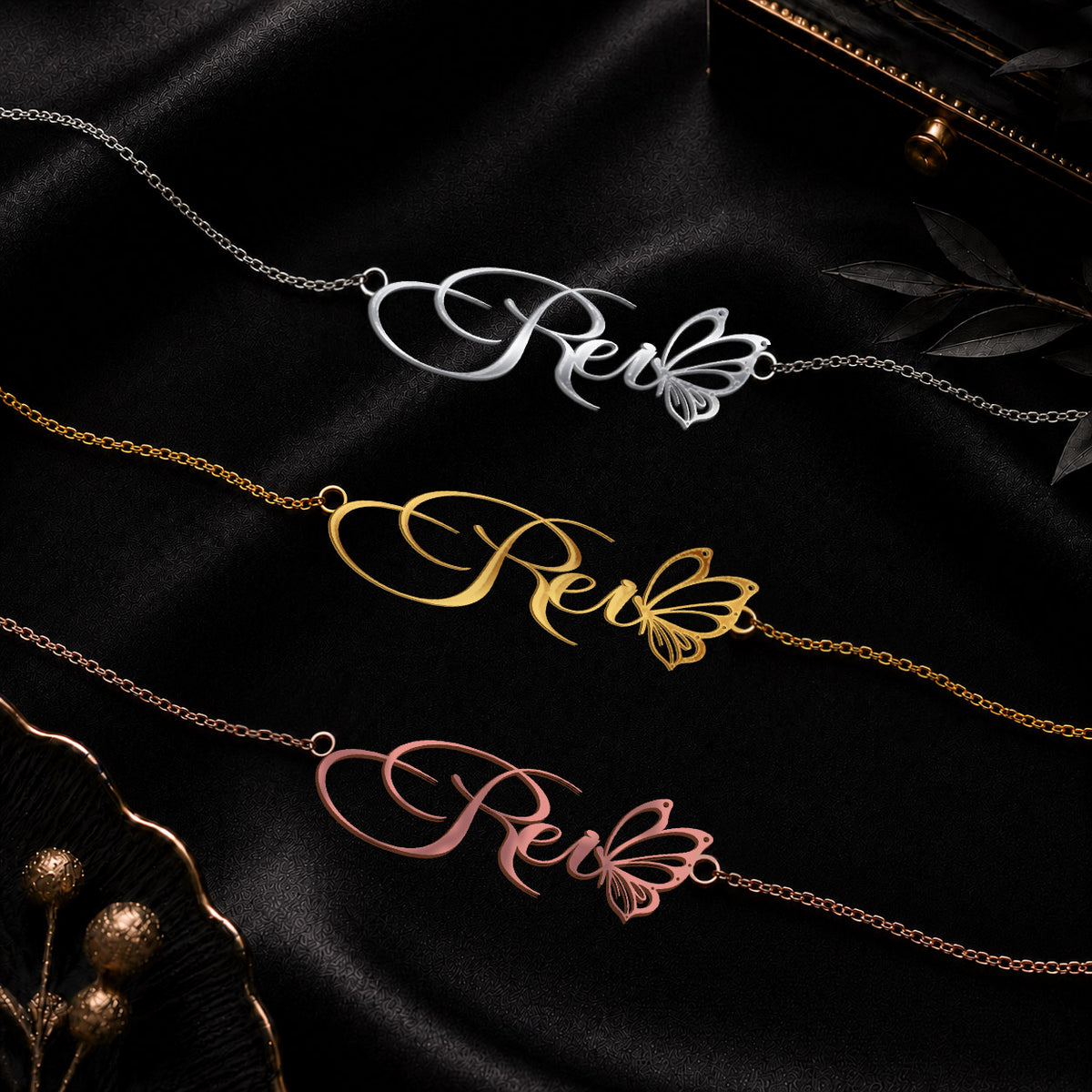 REI T02 Custom Name Necklace, Personalized Name Necklace, Birthday Gift, Christmas Gift for Her