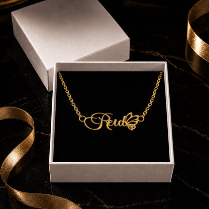 REID T02 Custom Name Necklace, Personalized Name Necklace, Birthday Gift, Christmas Gift for Her