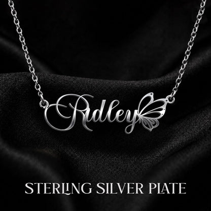 RIDLEY T02 Custom Name Necklace, Personalized Name Necklace, Birthday Gift, Christmas Gift for Her