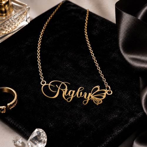 RIGBY T02 Custom Name Necklace, Personalized Name Necklace, Birthday Gift, Christmas Gift for Her