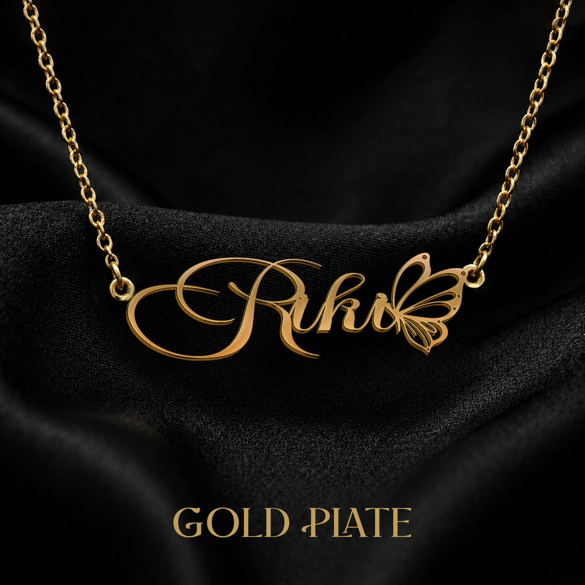 RIKI T02 Custom Name Necklace, Personalized Name Necklace, Birthday Gift, Christmas Gift for Her