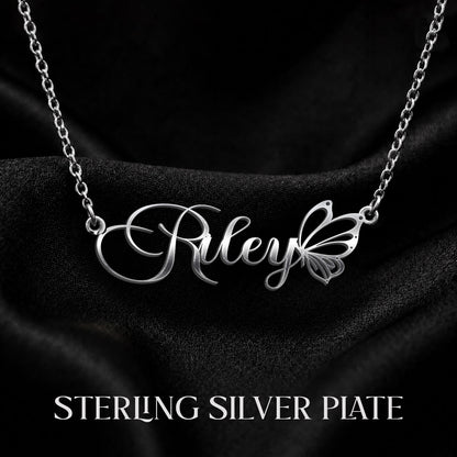 RILEY T02 Custom Name Necklace, Personalized Name Necklace, Birthday Gift, Christmas Gift for Her