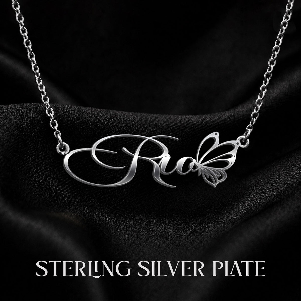 RIO T02 Custom Name Necklace, Personalized Name Necklace, Birthday Gift, Christmas Gift for Her