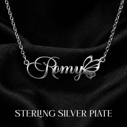 ROMY T02 Custom Name Necklace, Personalized Name Necklace, Birthday Gift, Christmas Gift for Her