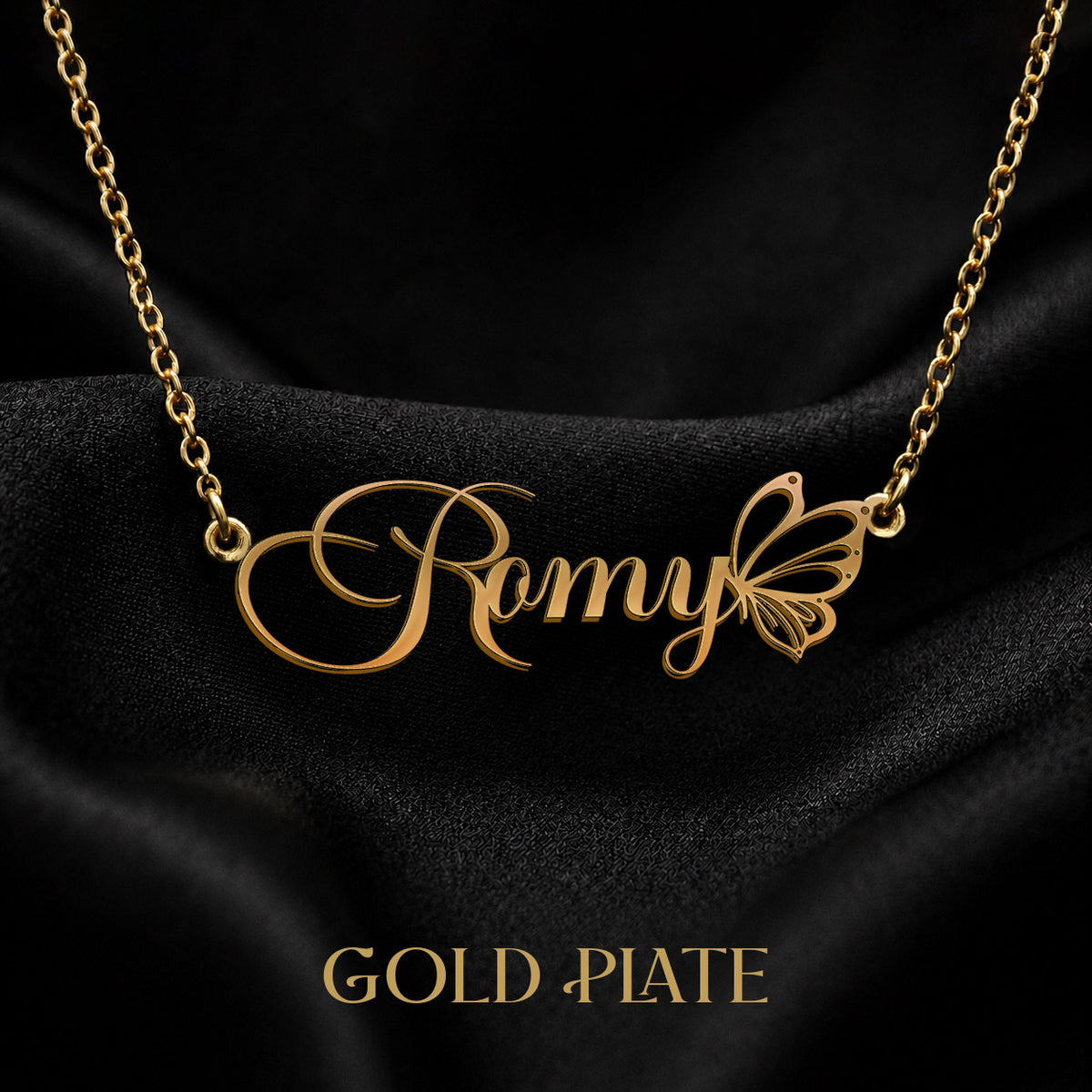 ROMY T02 Custom Name Necklace, Personalized Name Necklace, Birthday Gift, Christmas Gift for Her