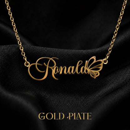 RONALD T02 Custom Name Necklace, Personalized Name Necklace, Birthday Gift, Christmas Gift for Her