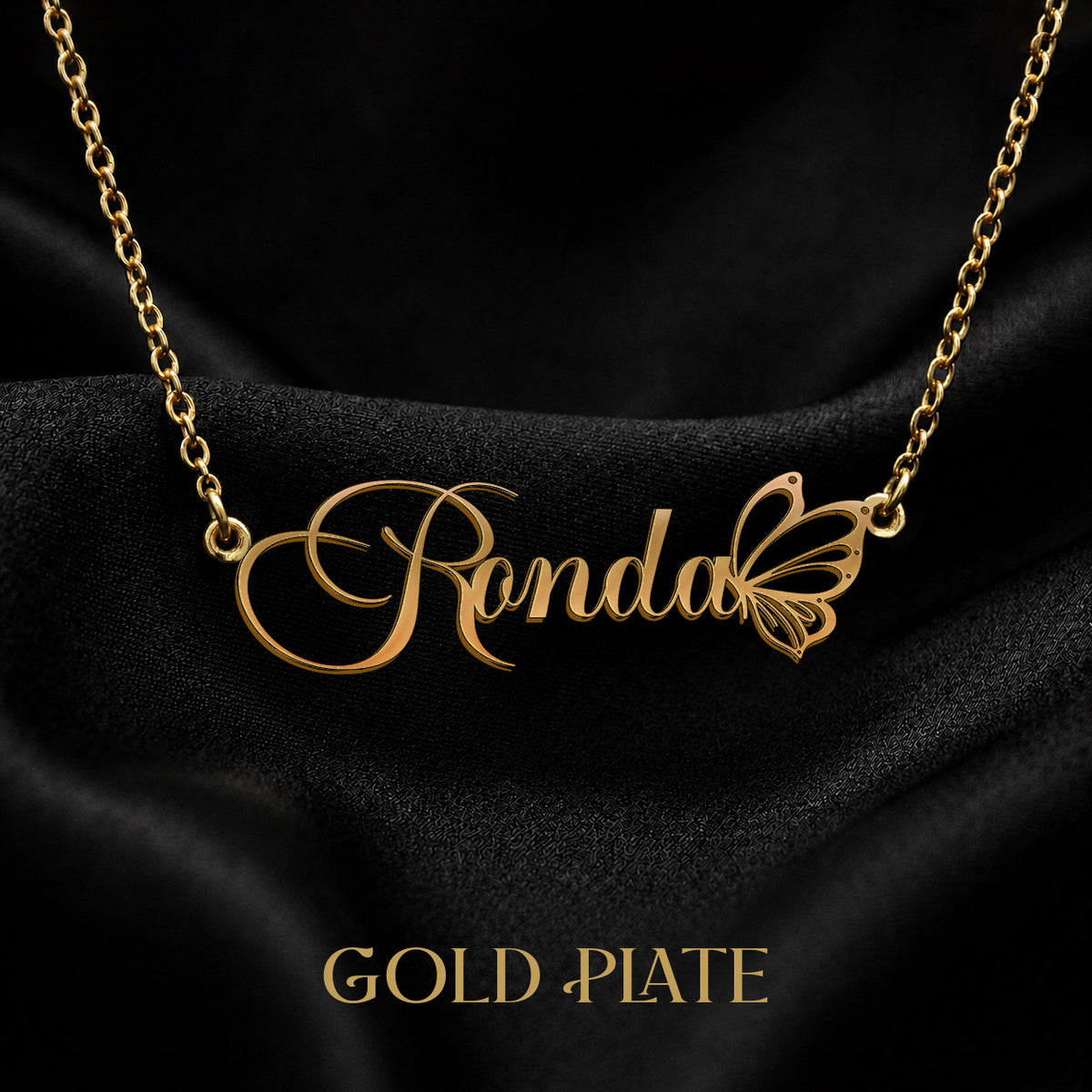 RONDA T02 Custom Name Necklace, Personalized Name Necklace, Birthday Gift, Christmas Gift for Her