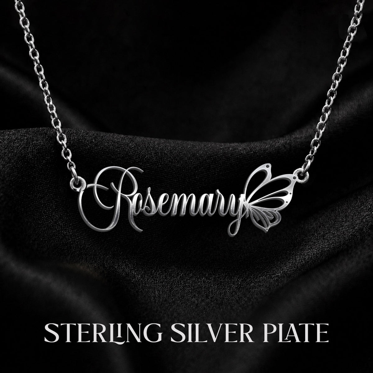 ROSEMARY T02 Custom Name Necklace, Personalized Name Necklace, Birthday Gift, Christmas Gift for Her