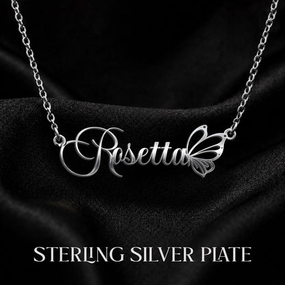 ROSETTA T02 Custom Name Necklace, Personalized Name Necklace, Birthday Gift, Christmas Gift for Her