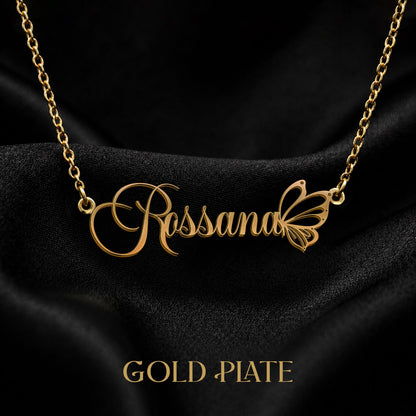 ROSSANA T02 Custom Name Necklace, Personalized Name Necklace, Birthday Gift, Christmas Gift for Her
