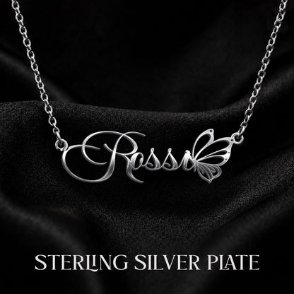ROSSI T02 Custom Name Necklace, Personalized Name Necklace, Birthday Gift, Christmas Gift for Her