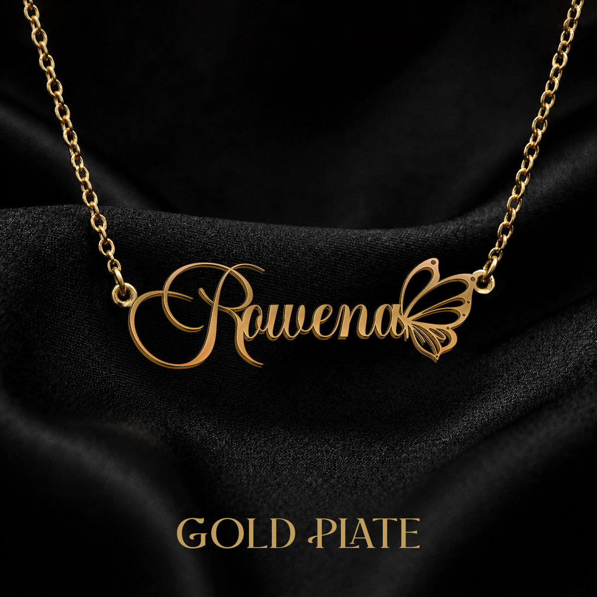 ROWENA T02 Custom Name Necklace, Personalized Name Necklace, Birthday Gift, Christmas Gift for Her