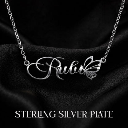 RUBI T02 Custom Name Necklace, Personalized Name Necklace, Birthday Gift, Christmas Gift for Her