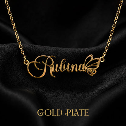 RUBINA T02 Custom Name Necklace, Personalized Name Necklace, Birthday Gift, Christmas Gift for Her