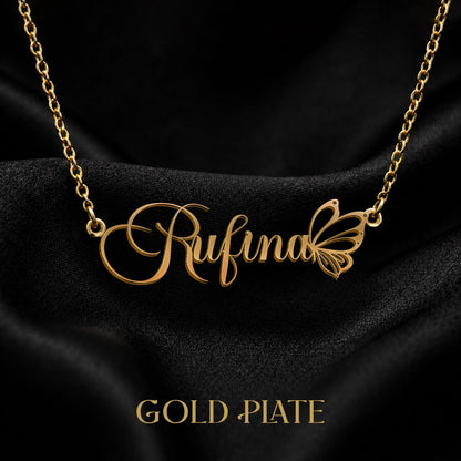 RUFINA T02 Custom Name Necklace, Personalized Name Necklace, Birthday Gift, Christmas Gift for Her