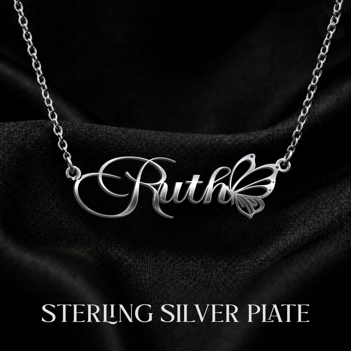 RUTH T02 Custom Name Necklace, Personalized Name Necklace, Birthday Gift, Christmas Gift for Her