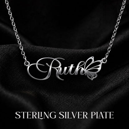 RUTH T02 Custom Name Necklace, Personalized Name Necklace, Birthday Gift, Christmas Gift for Her