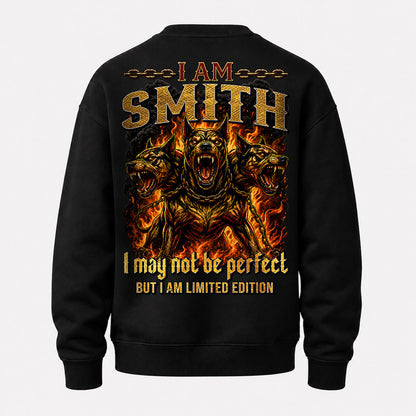 SMITH MP88-F2-168–Personalized Bold Quote Apparel “I Am NAME I May Not Be Perfect But I Am Limited Edition