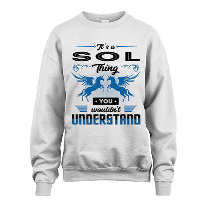 SOL KTT-TT38 It’s a/an NAME Thing, You Wouldn’t Understand – Personalized Name T-Shirt