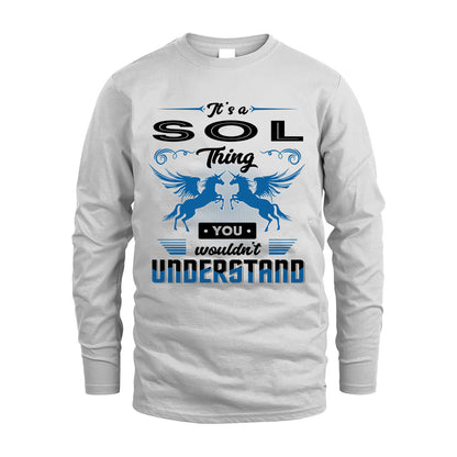 SOL KTT-TT38 It’s a/an NAME Thing, You Wouldn’t Understand – Personalized Name T-Shirt