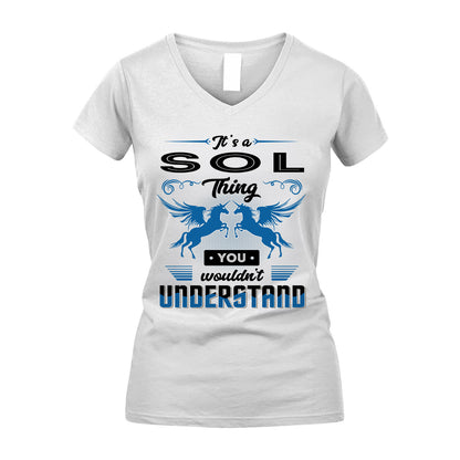 SOL KTT-TT38 It’s a/an NAME Thing, You Wouldn’t Understand – Personalized Name T-Shirt
