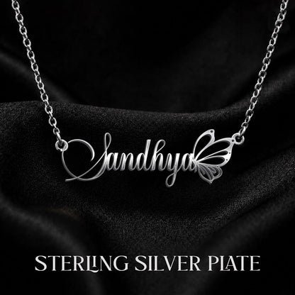 SANDHYA T02 Custom Name Necklace, Personalized Name Necklace, Birthday Gift, Christmas Gift for Her