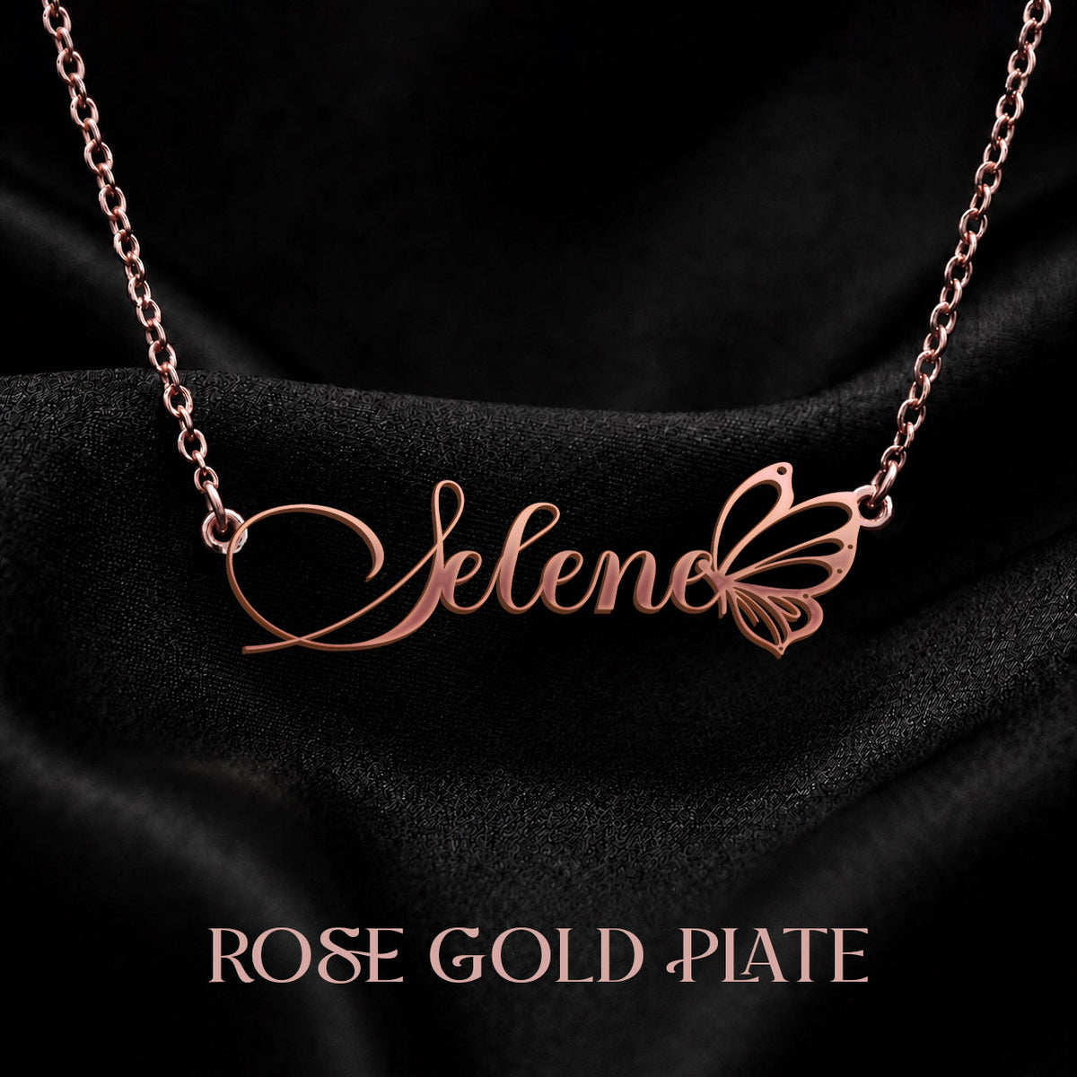 SELENE T02 Custom Name Necklace, Personalized Name Necklace, Birthday Gift, Christmas Gift for Her