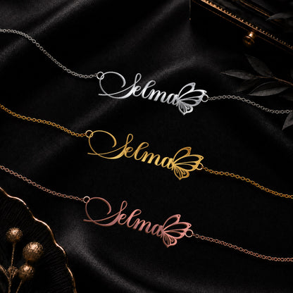 SELMA T02 Custom Name Necklace, Personalized Name Necklace, Birthday Gift, Christmas Gift for Her