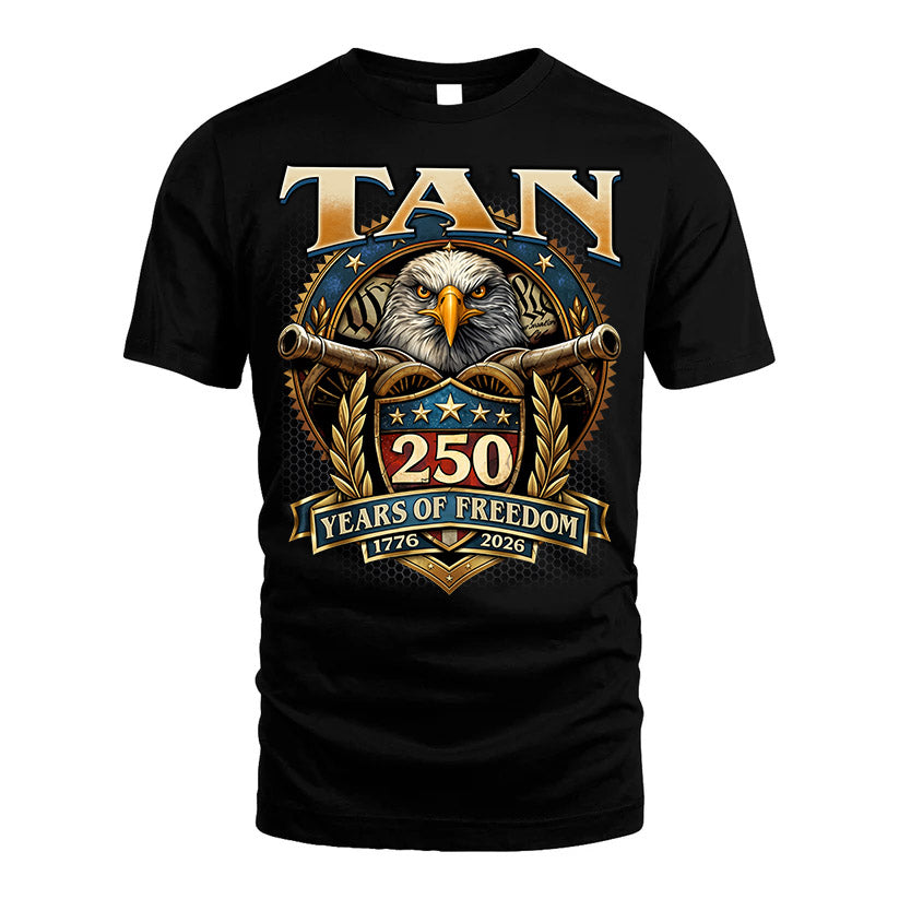 TAN REVOLUTION-250USA-KTT...250 Years Of Freedom 1776-2026