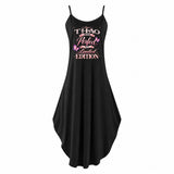 Suspender Maxi Dress