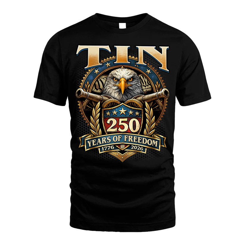 TIN REVOLUTION-250USA-KTT...250 Years Of Freedom 1776-2026
