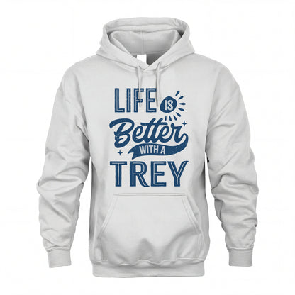 TREY HH88-K2–Personalized Name Quote T-Shirt Life Is Better With Unisex Gift
