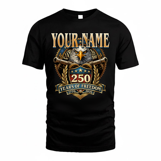 YOUR NAME REVOLUTION-250USA-KTT...250 Years Of Freedom 1776-2026