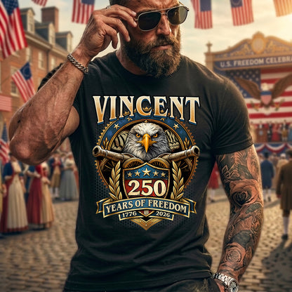 VINCENT REVOLUTION-250USA-KTT...250 Years Of Freedom 1776-2026