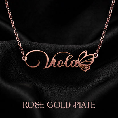 VIOLA T02 Custom Name Necklace, Personalized Name Necklace, Birthday Gift, Christmas Gift for Her