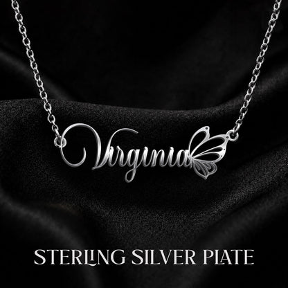 VIRGINIA T02 Custom Name Necklace, Personalized Name Necklace, Birthday Gift, Christmas Gift for Her