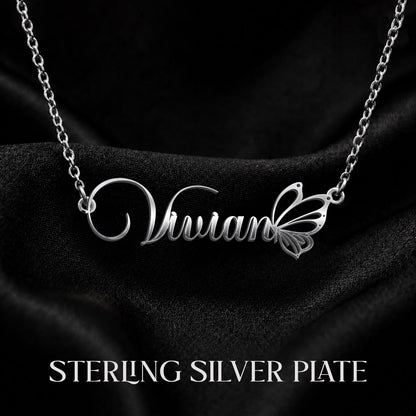 VIVIAN T02 Custom Name Necklace, Personalized Name Necklace, Birthday Gift, Christmas Gift for Her