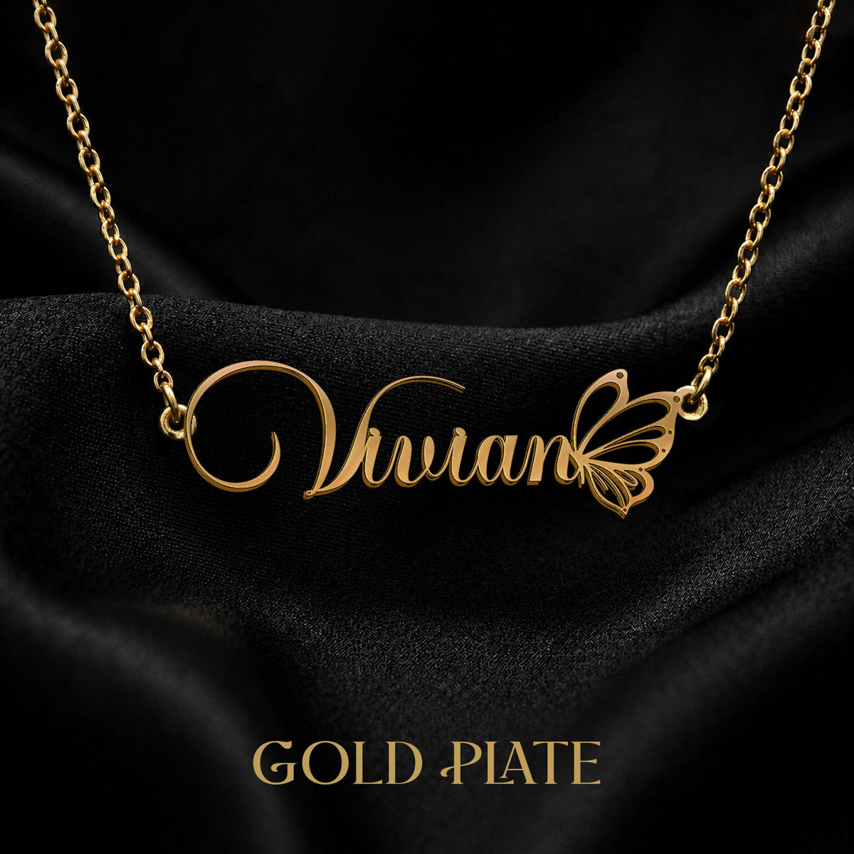 VIVIAN T02 Custom Name Necklace, Personalized Name Necklace, Birthday Gift, Christmas Gift for Her