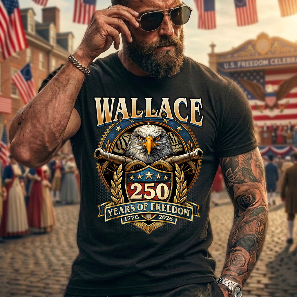 WALLACE REVOLUTION-250USA-KTT...250 Years Of Freedom 1776-2026