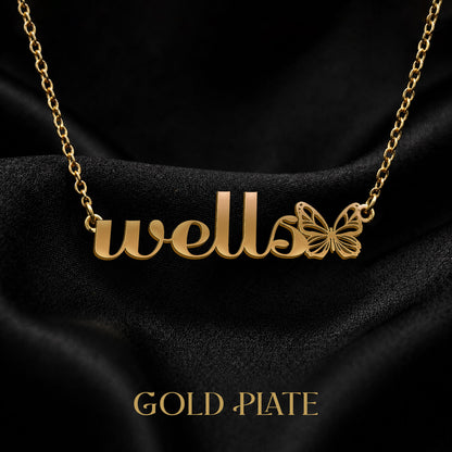 WELLS The Classic Personalized Name Necklace