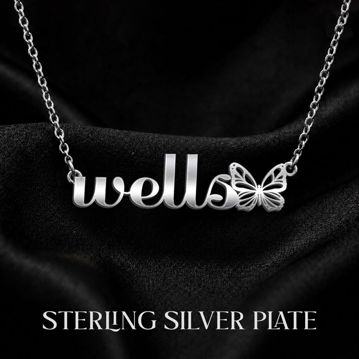 WELLS The Classic Personalized Name Necklace