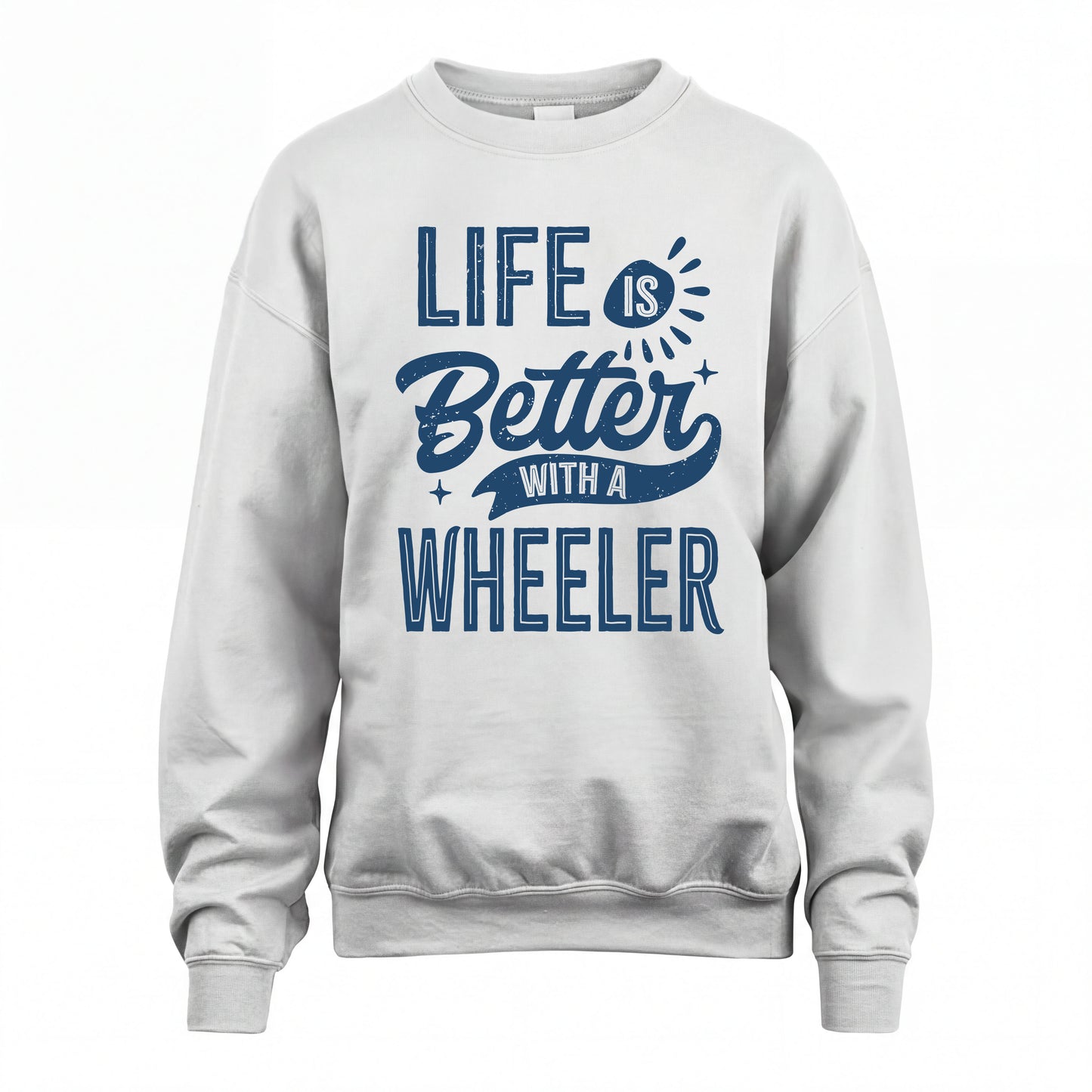 WHEELER HH88-K2–Personalized Name Quote T-Shirt Life Is Better With Unisex Gift