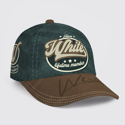WHITE CAP02-KTT28 Team Lifetime Member