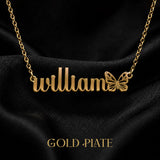 WILLIAM The Classic Personalized Name Necklace