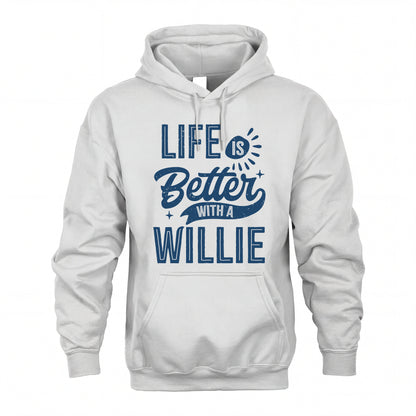 WILLIE HH88-K2–Personalized Name Quote T-Shirt Life Is Better With Unisex Gift