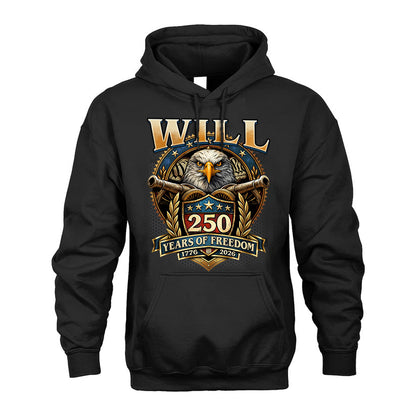 WILL REVOLUTION-250USA-KTT...250 Years Of Freedom 1776-2026