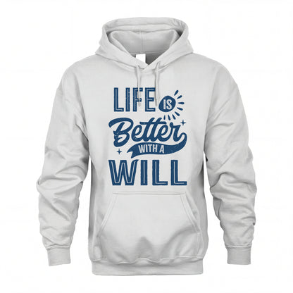 WILL HH88-K2–Personalized Name Quote T-Shirt Life Is Better With Unisex Gift