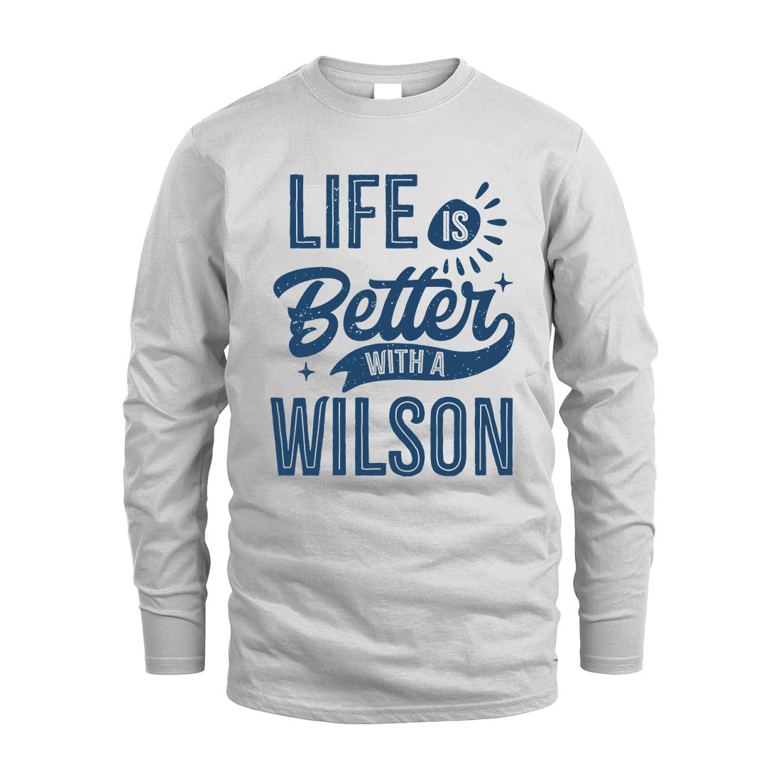 WILSON HH88-K2–Personalized Name Quote T-Shirt Life Is Better With Unisex Gift