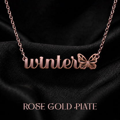 WINTER The Classic Personalized Name Necklace
