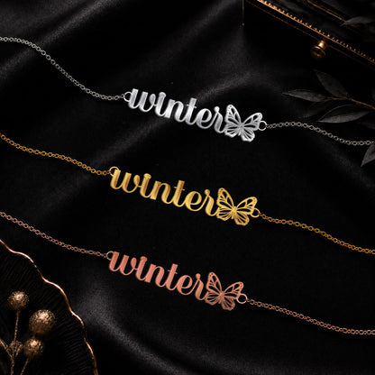 WINTER The Classic Personalized Name Necklace